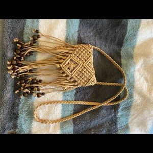 Macramé purse handmade!